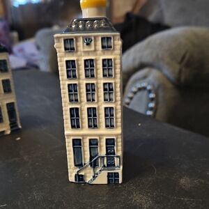 KLM Delft Blue and White Ceramic House Collectable # 57